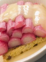 rhubarb custard