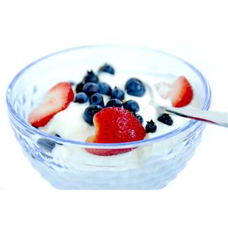 yogurt with berries